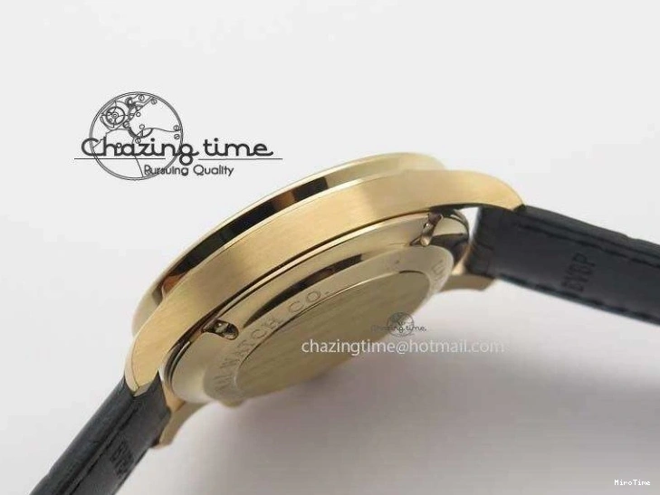 MIROTIME 0214 Portuguese Chrono RG IW371415 ZF 1:1 Best Edition Black Dial On Black Leather Strap A79350 (Slim Movement) FashionForward 7264